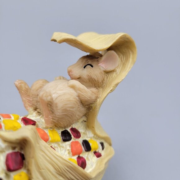 Charming Tails Cornfield Feast Mice Corn Cob Figurine Retired Silvestri HTF - Picture 8 of 8